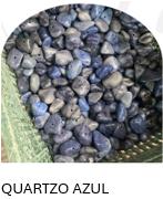 Material natural utilizado em Ágata Azul  - Quartzo Azul