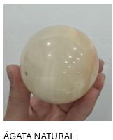 Material natural utilizado em Quartzo Hematóide  - Ágata Natural