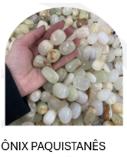 Material natural utilizado em Ônix Paquistanês